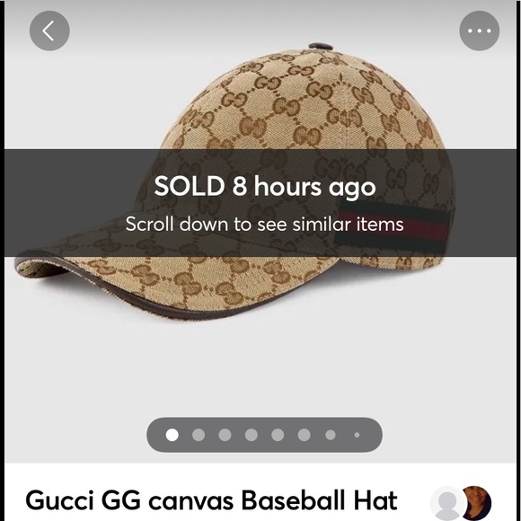 Gucci GG canvas Baseball Hat main image 5